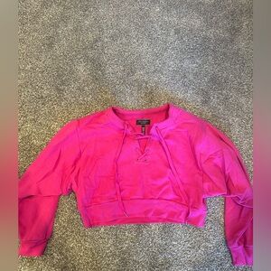 Victoria Secret cropped sweatshirt